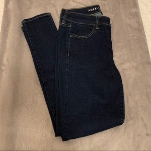 💓Darkwash American Eagle High Rise Skinny Jeans💓